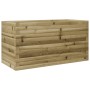 Fioriera da Giardino 90x40x45,5 cm in Legno di Pino Impregnato