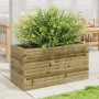 Fioriera da Giardino 90x40x45,5 cm in Legno di Pino Impregnato