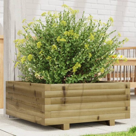 Fioriera da Giardino 60x60x26,5 cm in Legno di Pino Impregnato