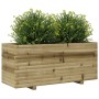 Fioriera da Giardino 110x40x49,5 cm in Legno di Pino Impregnato