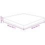 Piano Tavolo Quadrato Marrone Scuro 50x50x4cm Rovere Trattato