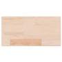 Ripiano 40x20x4 cm Legno Massello di Rovere Non Trattato