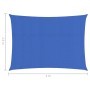 Vela Parasole 160 g/m² Blu 2,5x4 m in HDPE