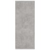 Credenza Grigio Cemento 105x30x75 cm in Legno Multistrato