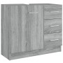 Mobile Lavabo Grigio Sonoma 63x30x54 cm in Legno Multistrato