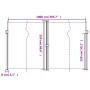 Tenda da Sole Laterale Retrattile Terracotta 220x1000 cm