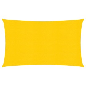 Vela Parasole 160 g/m² Rettangolare Giallo 4x7 m in HDPE