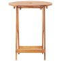 Set da Bistrot 3pz Bianco Crema in Tessuto e Legno Massello