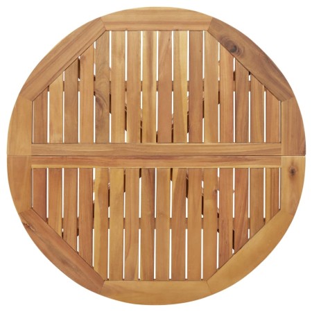 Set da Pranzo per Giardino 3 pz in Legno Massello di Acacia