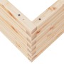 Fioriera da Giardino 60x60x45,5 cm in Legno Massello di Pino