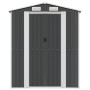 Capanno da Giardino Antracite 192x357x223 cm in Acciaio Zincato
