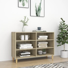 Credenza Rovere Sonoma 103,5x35x70 cm in Legno Multistrato