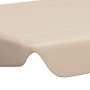 Baldacchino per Dondolo Giardino Beige 150/130x105/70 cm