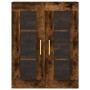 Mobile a Parete Rovere Fumo 69,5x34x90 cm