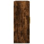 Mobile a Parete Rovere Fumo 69,5x34x90 cm