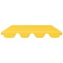 Baldacchino per Dondolo Giardino Giallo 150/130x105/70 cm