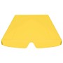 Baldacchino per Dondolo Giardino Giallo 150/130x105/70 cm