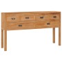 Credenza 125x30x75 cm in Legno Massello di Teak