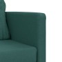 Divano Letto da Terra 2 in 1 Verde Scuro 112x174x55 cm Tessuto