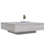 Tavolino Salotto Grigio Sonoma 100x100x31 cm Legno Multistrato