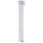 Colonna d'Acqua da Giardino 60 cm Acciaio Inox Quadrato