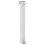 Colonna d'Acqua da Giardino 60 cm Acciaio Inox Quadrato