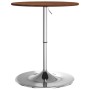 Tavolino da Bar Marrone Scuro Ø60x89,5 cm Legno Massello Rovere