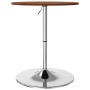 Tavolino da Bar Marrone Scuro Ø60x89,5 cm Legno Massello Rovere