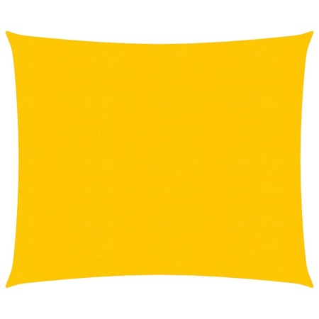Vela Parasole 160 g/m² Quadrata Giallo 4x4 m in HDPE