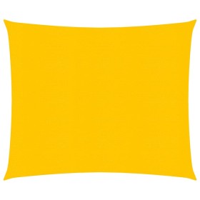 Vela Parasole 160 g/m² Quadrata Giallo 5x5 m in HDPE