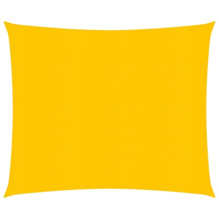 Vela Parasole 160 g/m² Quadrata Giallo 5x5 m in HDPE