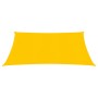 Vela Parasole 160 g/m² Quadrata Giallo 5x5 m in HDPE