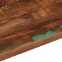 Piano Tavolo 120x70x2,5 cm Rettangolare in Massello di Recupero