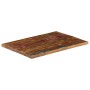 Piano Tavolo 80x70x3,8 cm Rettangolare in Massello di Recupero