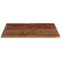 Piano Tavolo 80x70x3,8 cm Rettangolare in Massello di Recupero