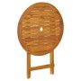Set da Bistrot 3pz Antracite in Tessuto e Legno Massello