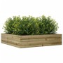 Fioriera da Giardino 100x100x23 cm in Legno di Pino Impregnato