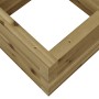 Fioriera da Giardino 40x40x23 cm in Legno di Pino Impregnato