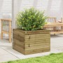 Fioriera da Giardino 60x60x45,5 cm in Legno di Pino Impregnato