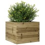 Fioriera da Giardino 60x60x45,5 cm in Legno di Pino Impregnato