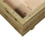 Fioriera da Giardino 90x90x26,5 cm in Legno di Pino Impregnato