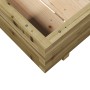 Fioriera da Giardino 100x100x26,5 cm Legno di Pino Impregnato