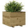 Fioriera da Giardino 60x60x49,5 cm in Legno di Pino Impregnato