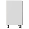 Armadio con Cassetto Nero 30x46x81,5 cm in Legno Multistrato