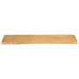 Piano Tavolo 140x40x3,8 cm Bordi Vivi in Legno Massello Mango