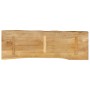 Piano Tavolo 140x40x3,8 cm Bordi Vivi in Legno Massello Mango