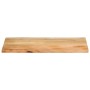 Piano Tavolo 100x60x3,8 cm Bordi Vivi in Legno Massello Mango