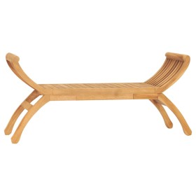 Panchina da Giardino 126 cm in Legno Massello di Teak