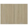 Mobile Pensile Rovere Sonoma 80x31x60 cm in Legno Multistrato