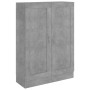 Libreria Grigio Cemento 82,5x30,5x115 cm in Legno Multistrato